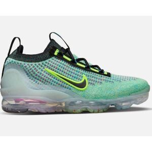 NIKE Air VaporMax 2022 FK "Volt Photo Blue" Running Shoes Size 5Y/W6.5